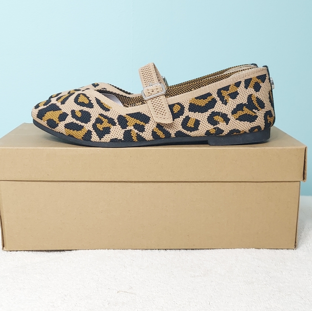 Steve Madden Richmond Leopard Print Mary Jane Women's Ballet Flats Size 6.5 NWT - Picture 10 of 12
